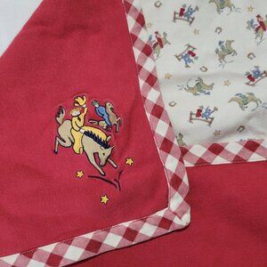 Gymboree Vintage Western Prairie Cowboy Blanket Used. Mixed Bin Z32